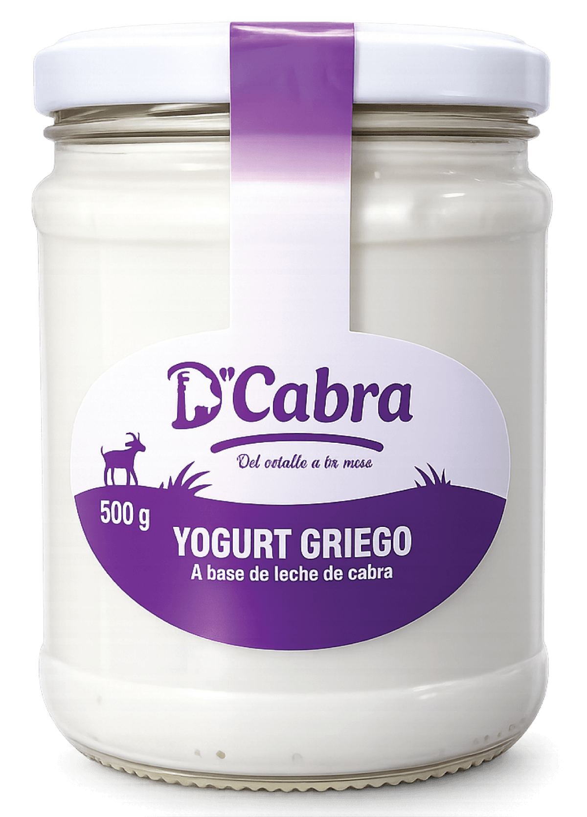 botella de yogurt griego solo