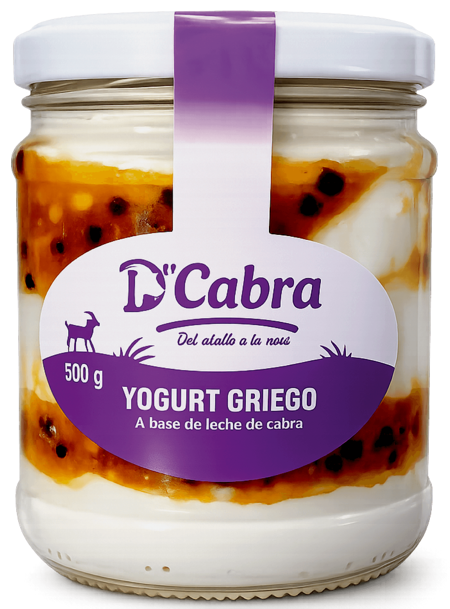 Yogurt Griego + pulpa de Maracuyá
