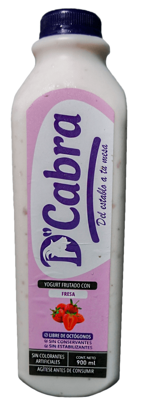 Yogur frutado de fresa