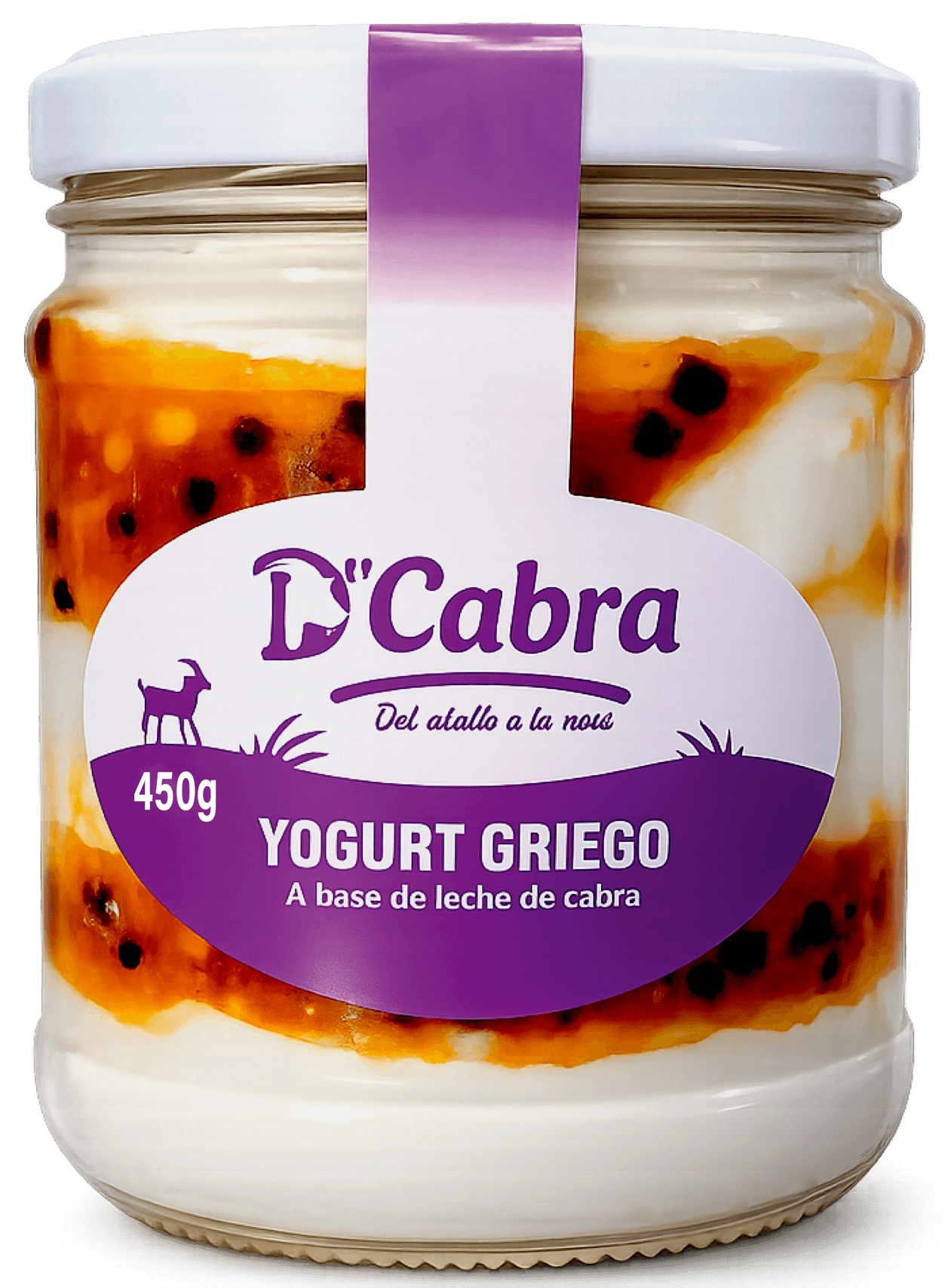 Yogurt Griego + pulpa de Maracuyá